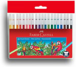 Faber-Castell Keçeli Kalem 12 Renk, Parlak Renkler, Su Bazlı Yıkanabilir Mürekkep, Çocuklar İçin Güvenli - Seçenekler: 12 Renk, 20 Renk