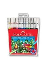 Faber-Castell Keçeli Kalem 12 Renk, Parlak Renkler, Su Bazlı Yıkanabilir Mürekkep, Çocuklar İçin Güvenli - Seçenekler: 12 Renk, 20 Renk