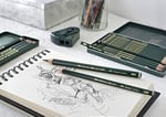 Faber-Castell Kurşun kalem, kauçuk uçlu, sertlik derecesi HB Jumbo 2B