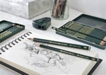 Faber-Castell Kurşun kalem, kauçuk uçlu, sertlik derecesi HB Jumbo 2B