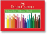 Faber-Castell Pastel Boya, 18 Renk, Yumuşak ve Canlı Renkler, Rahat Kullanım, Etkili Uygulama, Sanatsal ve Eğitsel Aktiviteler İçin - Seçenekler: 12 Renk, 18 Renk, 24 Renk