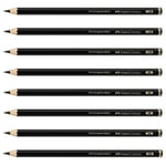 Faber-Castell Pitt Matt Dereceli Kurşun Kalem, 4B, Ultra Mat, Parlama Yapmaz, Siyah Beyaz Çizimler İçin, Teknik Çizim ve Eskiz İçin Dayanıklı Uç | Çizimler ve eskizler için yüksek ton yoğunluğuna sahi