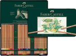 Faber-Castell Pitt Pastel Boya Kalemi, 60 Renk, Yüksek Pigment, Solmaya Dirençli, Fırça ve Parmakla Dağılabilir, Yuvarlak Gövde