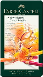 Faber-Castell Polychromos Kuru Boya Kalemi, 12 Renk