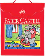 Faber-Castell Taşınabilir Çantalı Pastel Boya Seti, 24 Renk, Yumuşak ve Rahat Kullanım, Canlı Renkler, Kağıt ve Taş Üzeri Uygun - Seçenekler: 18 Renk, 24 Renk, 36 Renk