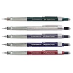Faber-Castell Vario Lüx Versatil Kalem, 0.5 mm Uç, Sertlik Ayarlı Metal Uç, Silgili, Ergonomik Tutuş, Yeşil - Seçenekler: 0.5, 0.3-0.35, 0.9-10