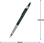 Faber-Castell Vario Lüx Versatil Kalem, 0.5 mm Uç, Sertlik Ayarlı Metal Uç, Silgili, Ergonomik Tutuş, Yeşil - Seçenekler: 0.5, 0.3-0.35, 0.9-10