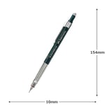 Faber-Castell Vario Lüx Versatil Kalem, 0.5 mm Uç, Sertlik Ayarlı Metal Uç, Silgili, Ergonomik Tutuş, Yeşil - Seçenekler: 0.5, 0.3-0.35, 0.9-10