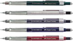 Faber-Castell Vario Lüx Versatil Kalem, 0.5 mm Uç, Sertlik Ayarlı Metal Uç, Silgili, Ergonomik Tutuş, Yeşil - Seçenekler: 0.5, 0.3-0.35, 0.9-10