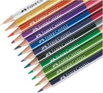 Faber-Castell Yerli Çift Uçlu Boya Kalemi (12 kalem) 24 renk (FSC)