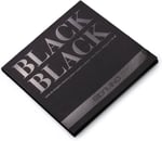 Fabriano Honsell 19100391 - Black Block, mat yüzeyli derin siyah kağıt, 300 g/m², 24 x 32 cm, 20 yaprak, pastel boya, boya kalemleri ve markör için  - Seçenekler: DIN A2, 24 x 32 cm, A3, DIN A4, 20x20