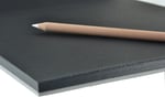 Fabriano Honsell 19100391 - Black Block, mat yüzeyli derin siyah kağıt, 300 g/m², 24 x 32 cm, 20 yaprak, pastel boya, boya kalemleri ve markör için  - Seçenekler: DIN A2, 24 x 32 cm, A3, DIN A4, 20x20