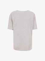 Fabrika Gri Melanj V Yaka Oversize T-Shirt, TALITA