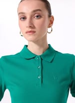Fabrika Polo Yaka Basic T-Shirt, DEEP