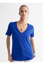 Fabrika V Yaka Basic T-Shirt, TEYO