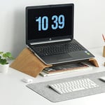 Fagus Wood Laptop Standı | Macbook Yükseltici | Laptop Tutucu