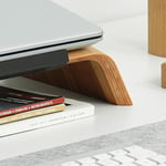 Fagus Wood Laptop Standı | Macbook Yükseltici | Laptop Tutucu