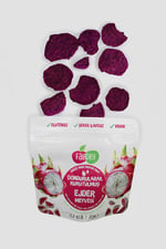 FairDry Ejder Meyvesi Dilim, Freeze Dried, Dondurularak Kurutulmuş, Meyve Kurusu, Katkısız, Çıtır Meyve