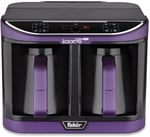 Fakir Kaave Dual Pro Türk Kahvesi Makinesi, 1470 W, 8 Fincan Kapasite, 2.3 L Hazne, 30.5 x 26 x 24.5 cm, Rouge