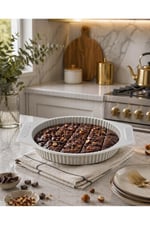 FALEZ Tart Kalıbı, Seramik, Krem