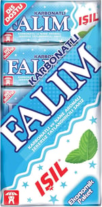 Falım 5'li Işıl Karbonat ve Nane Aromalı Şekersiz Sakız 40 gr