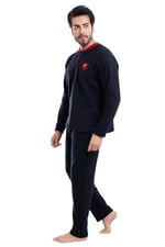 Falkon 7204 Polar Kışlık Erkek Ev Pijama Takımı Uyku Takımı
