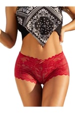 Fancy&Dancy Kadın Dantel Şort Boxer 2050