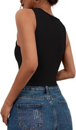 Fancy&Dancy Kadın Kaşkorse Şık Büstiyer - Ribana Kumaş Crop Üst 60500