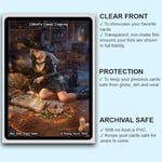 Fantasy North - Phorgoros - Plütonyum Ejderhası - 100 Pürüzsüz Mat TCG Kart Kılıfı (FN83S) - Magic MTG Commander ve Diğer Kart Oyunları için Mükemmel