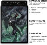 Fantasy North - Phorgoros - Plütonyum Ejderhası - 100 Pürüzsüz Mat TCG Kart Kılıfı (FN83S) - Magic MTG Commander ve Diğer Kart Oyunları için Mükemmel