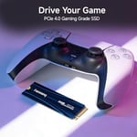 fanxiang 2 TB PCIe NVMe SSD Gen 4 Oyun SSD M.2 2280, PS5 ile Uyumlu 7100 MB/sn'ye kadar, Oyuncular, Profesyoneller, Yaratıcılar S880E için Dahili Katı Hal Sürücüsü