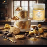 Farbello Metalik Gıda Boyası, 4 Renk Set, Aroma verici yenilebilir Toz Boya, Pasta, Çikolata ve Pastacılık Dekorasyonu