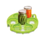 Farm to Table Çift Konserve Rafı, Naylon, Quart veya Pint Boyutları 11,5 x 11,5 x 2
