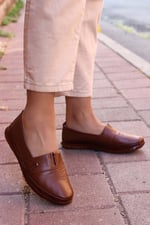 FAST STEP Hakiki Deri Kadın Casual Ayakkabı 864ZA101