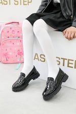 FAST STEP Hakiki Deri Kız Çocuk Casual Ayakkabı 006XA0010