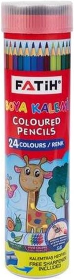 Fatih FA33190KB36RTB Tüpte Tam Boy Renkli Kalemler, 36 Renk - Seçenekler: 12 Renk, 24 Renk, 36 Renk