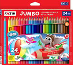 Fatih FA33350KB24RTB Tam Boy Jumbo Renkli Kuru Boya, 24 Renk