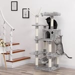 Feandrea Tırmalama Direği, Hamak, Mağara, Sisal Direk, Açık Gri Pct86 W, 1 Adet (1'li Paket)