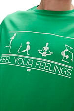 Feel You Erkek T-Shirt - 23.01.07.025 Yeşil