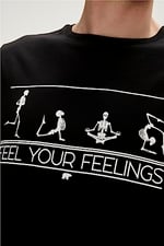 Feel You Erkek T-Shirt - 23.01.07.025 Siyah