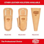 Felco Baumscheren-Träger Nr.910+ aus Leder mit Tasche, Braun, 35x15x5 cm