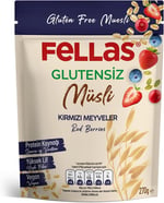 Fellas Glutensiz Müsli, Kırmızı Meyveli, 270gr