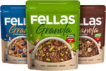 Fellas Granola 3'lü Mix Paket - Yaban Mersinli 200 g + Fındık ve Kakao 200 g + Antep Fıstıklı