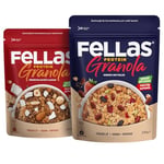 Fellas İkili Vegan Protein Granola: Hindistan Cevizli & Kırmızı Meyveli (270g+270g)