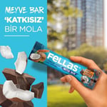 Fellas Meyve Bar, Chialı ve Hindistan Cevizli, 40gr x 12 Adet