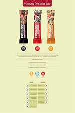 Fellas Yüksek Protein Bar 45 g Süper İkili Kutu 24 Adet - Hind. Cevizli x12 Adt+Yer Fıstıklı x12 Adt