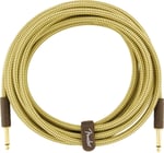 Fender Kablo Deluxe Serisi, 0,3 m, siyah tüvit, 2 x açılı