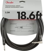 Fender Kablo Professional Serisi, 5,5 m bk angled