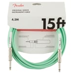 Fender Original Series Instrument Cables 4.5 Metre - Surf Green Enstrüman Kablosu