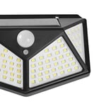 Fenteer Solar lamba 100 LED PIR hareket sensörlü dış duvar lambası IP65 bahçe teras - 2 adet
